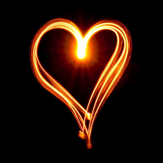 candle heart